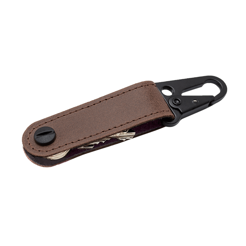 Leder-Schlüsselanhänger - BRAUN