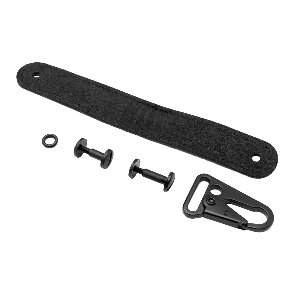 Leder-Schlüsselanhänger - SENFGELB