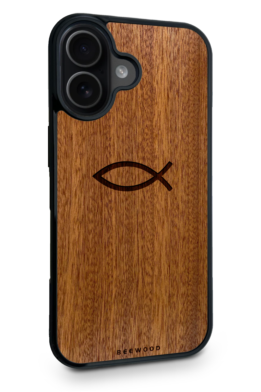 Holzhülle iPhone - BeeWood ICHTHYS