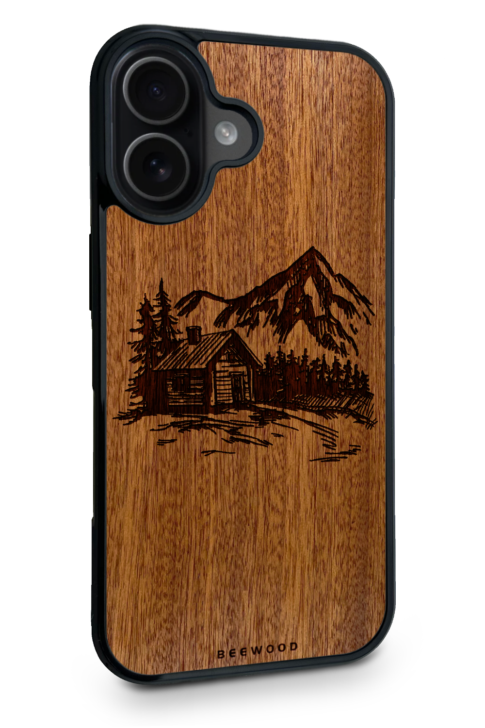Holzhülle iPhone - BeeWood TRAUMLANDSCHAFT
