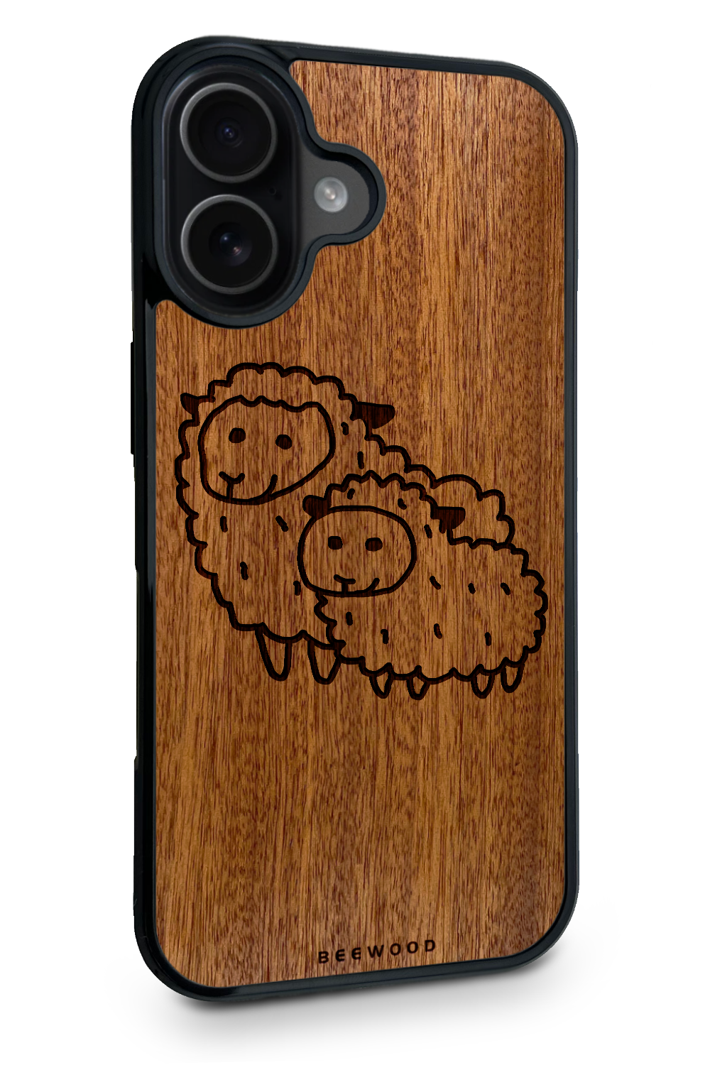 Holzhülle iPhone - BeeWood SHEEP