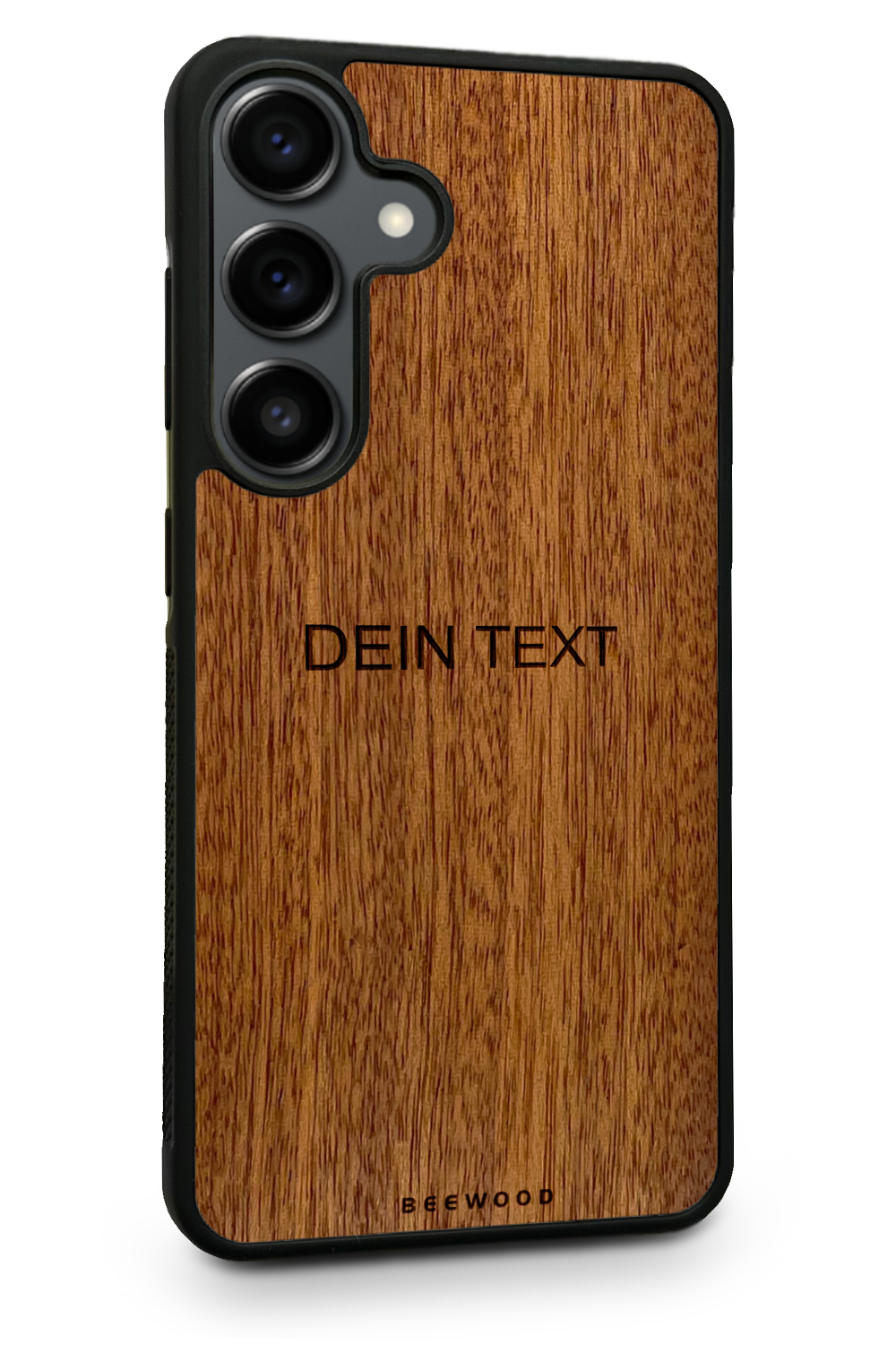 Holzhülle Samsung - BeeWood UNO - MIT DEINEM TEXT