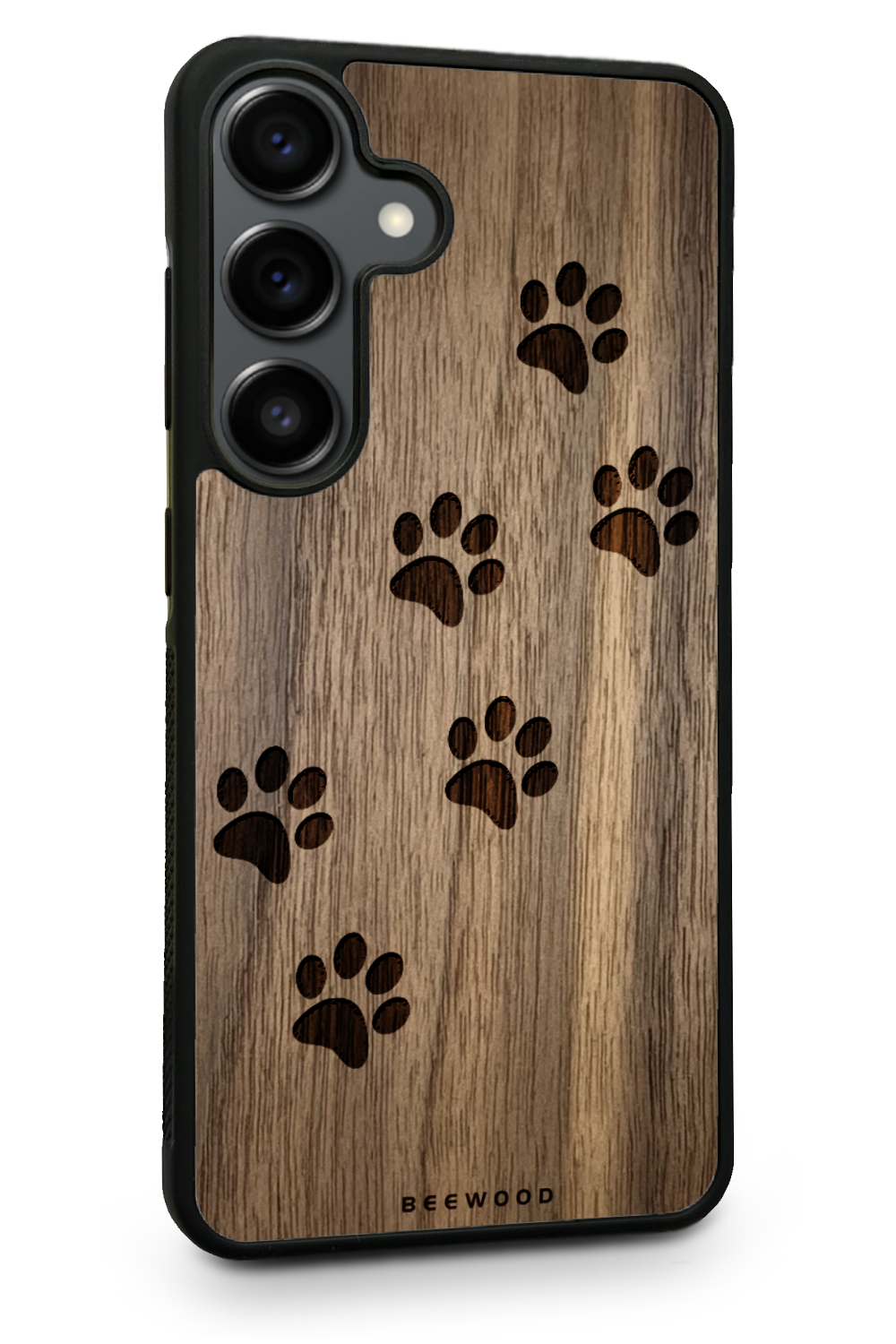 Holzhülle Samsung - BeeWood PFOTEN