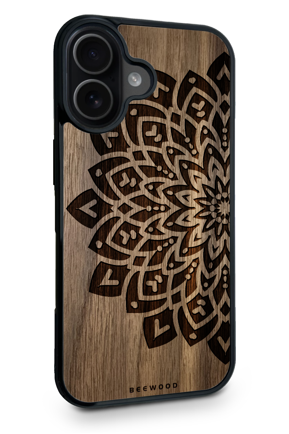Holzhülle iPhone - BeeWood MANDALA