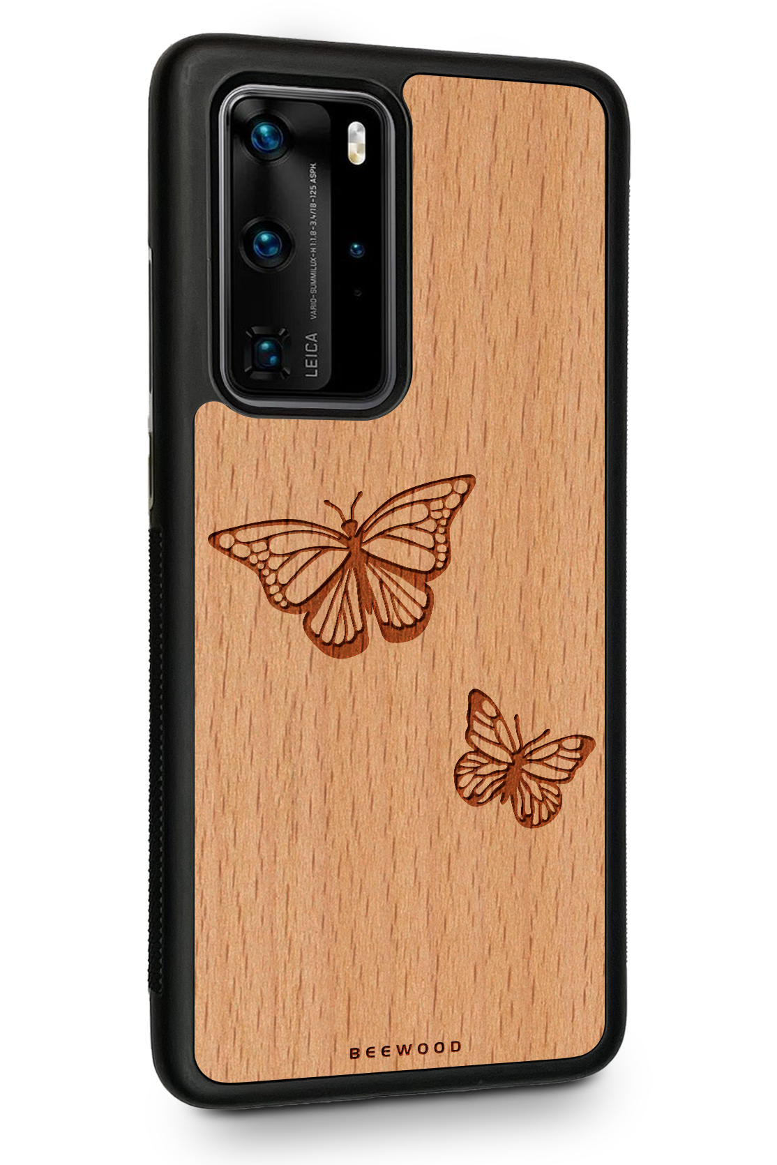 Holzhülle Huawei - BeeWood SCHMETTERLINGE