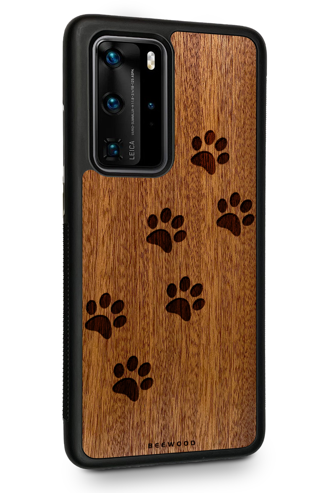 Holzhülle Huawei - BeeWood PFOTEN