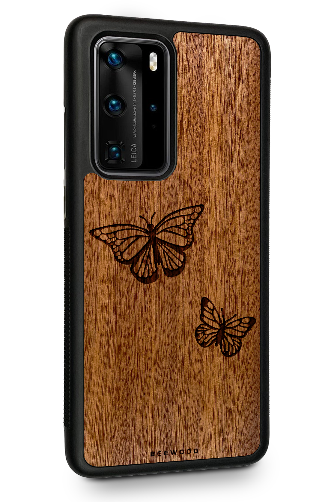 Holzhülle Huawei - BeeWood SCHMETTERLINGE