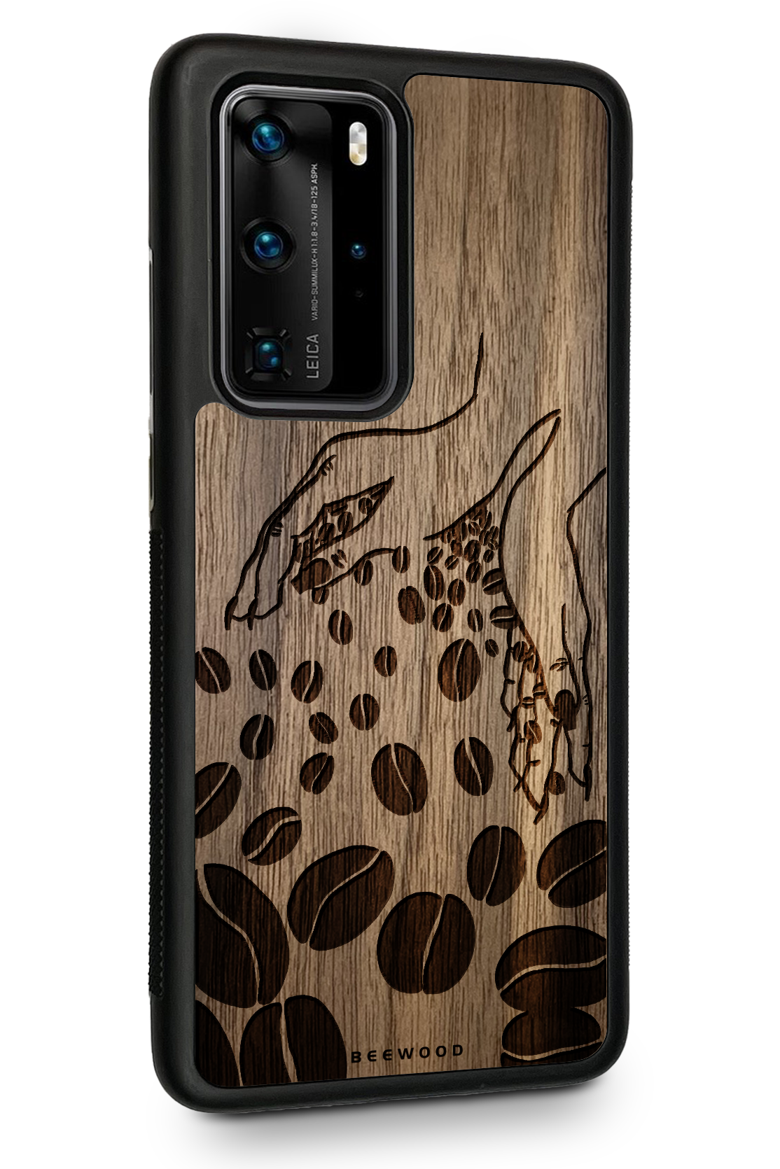 Holzhülle Huawei - BeeWood KAFFEEBOHNEN