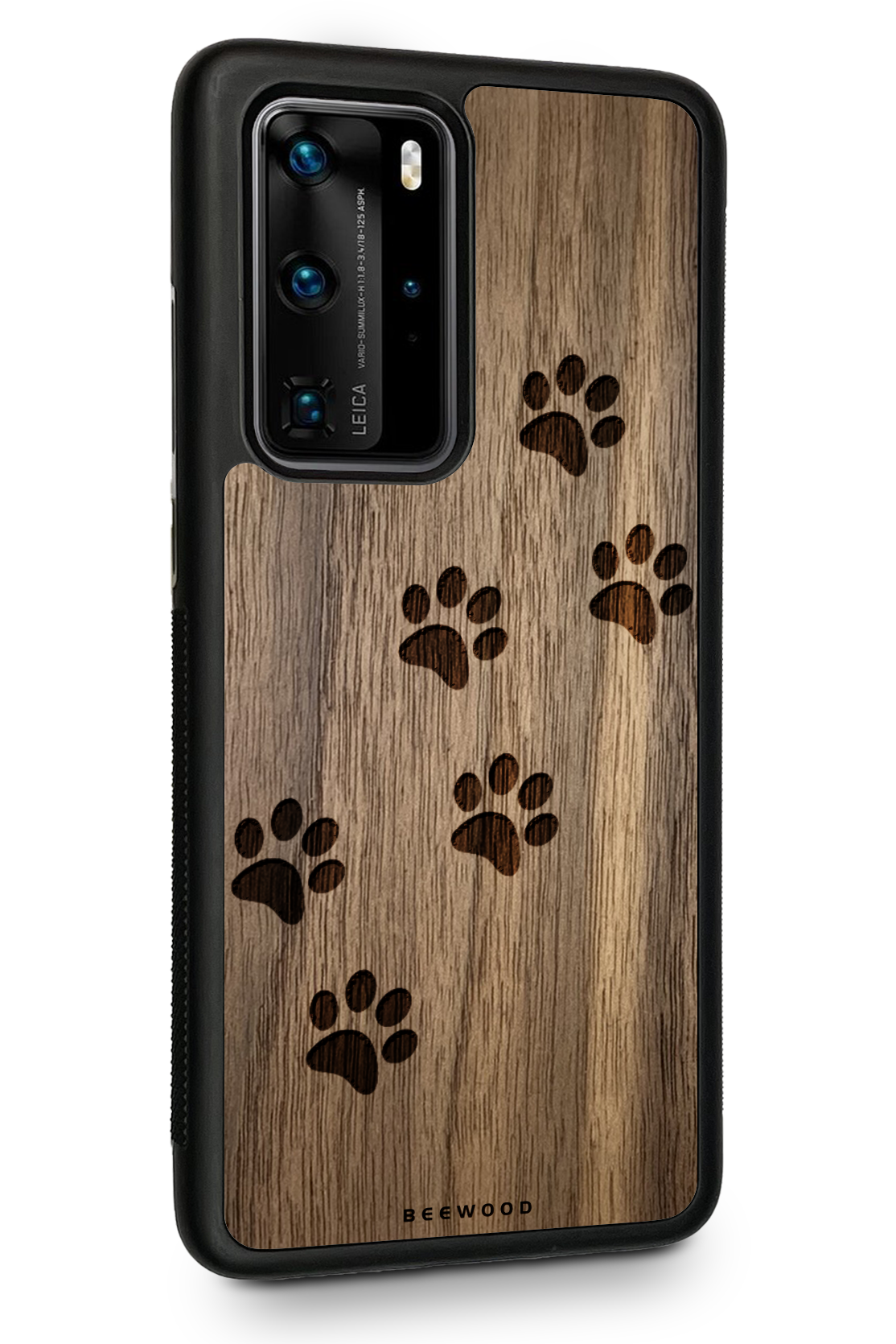 Holzhülle Huawei - BeeWood PFOTEN
