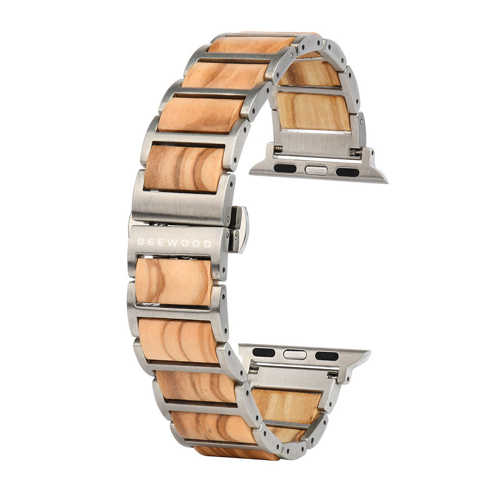 Holzarmband für Apple Watch - OLIVENHOLZ LIGHT