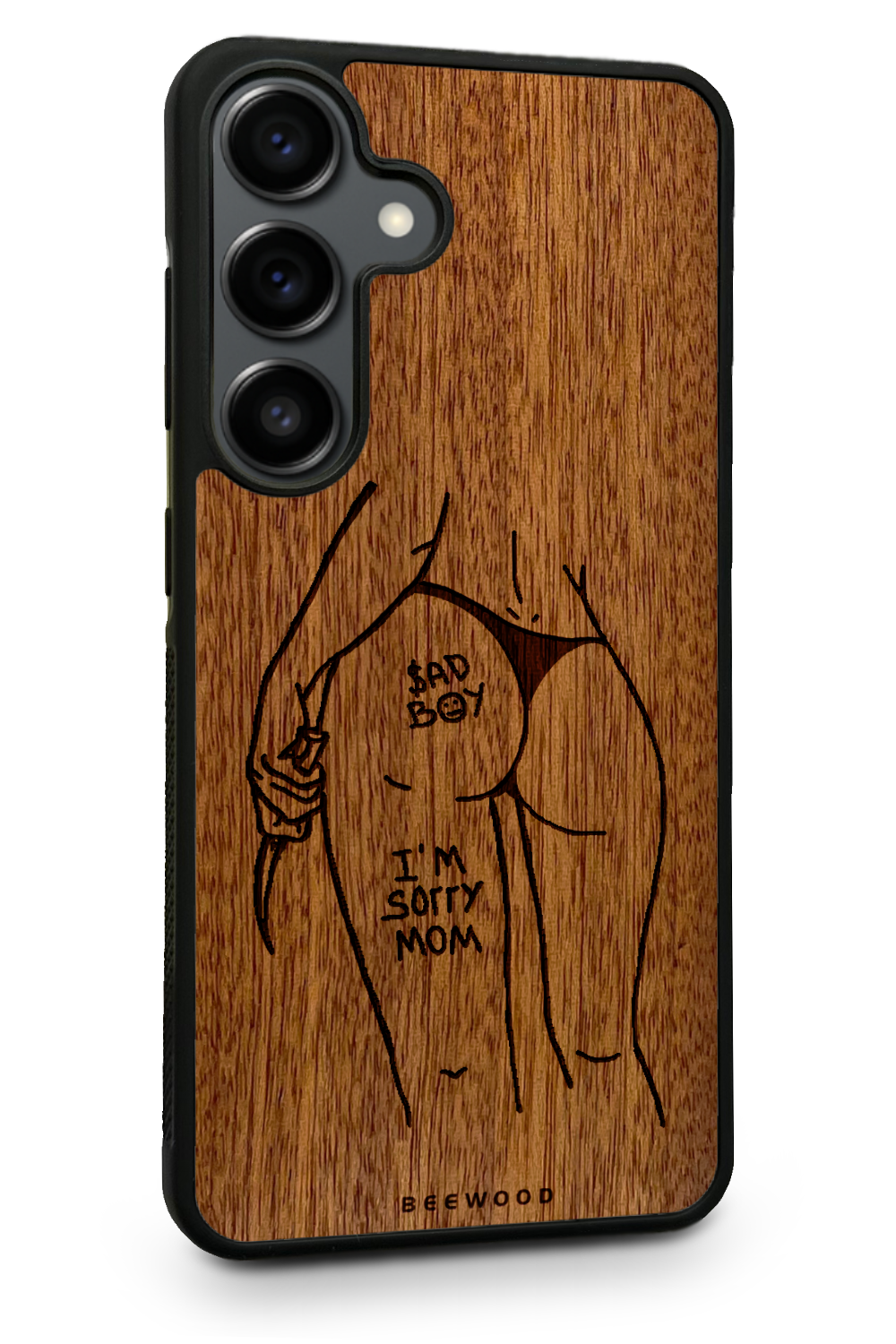 Holzhülle Samsung - BeeWood BAD GIRL
