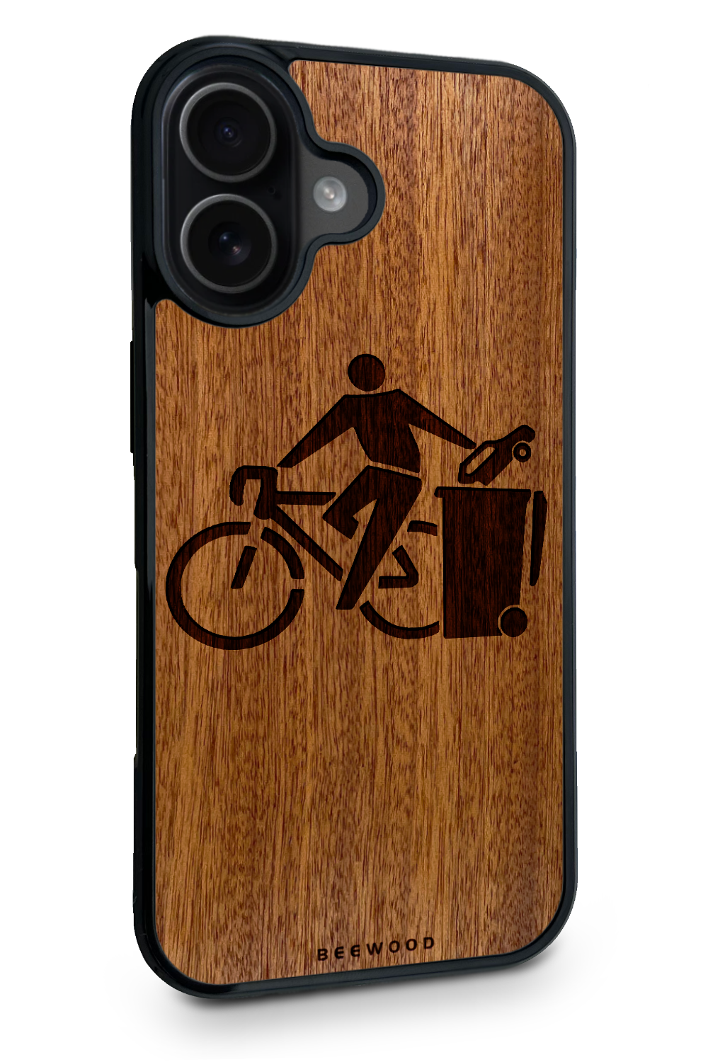 Holzhülle iPhone - BeeWood GO GREEN