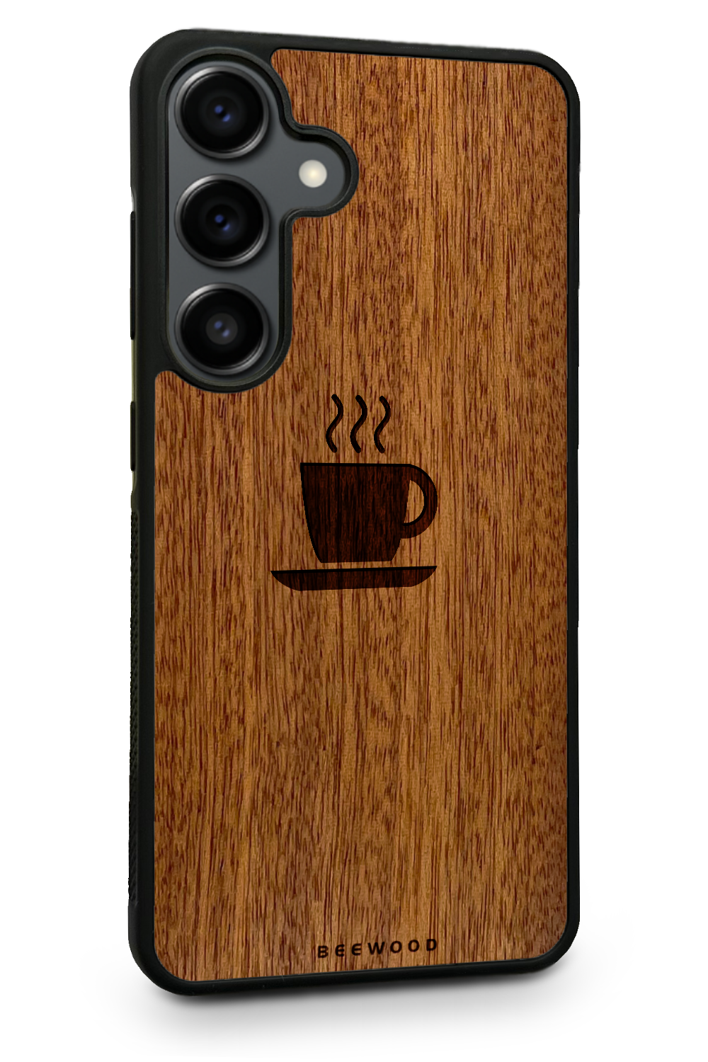 Holzhülle Samsung - BeeWood KAFFEE