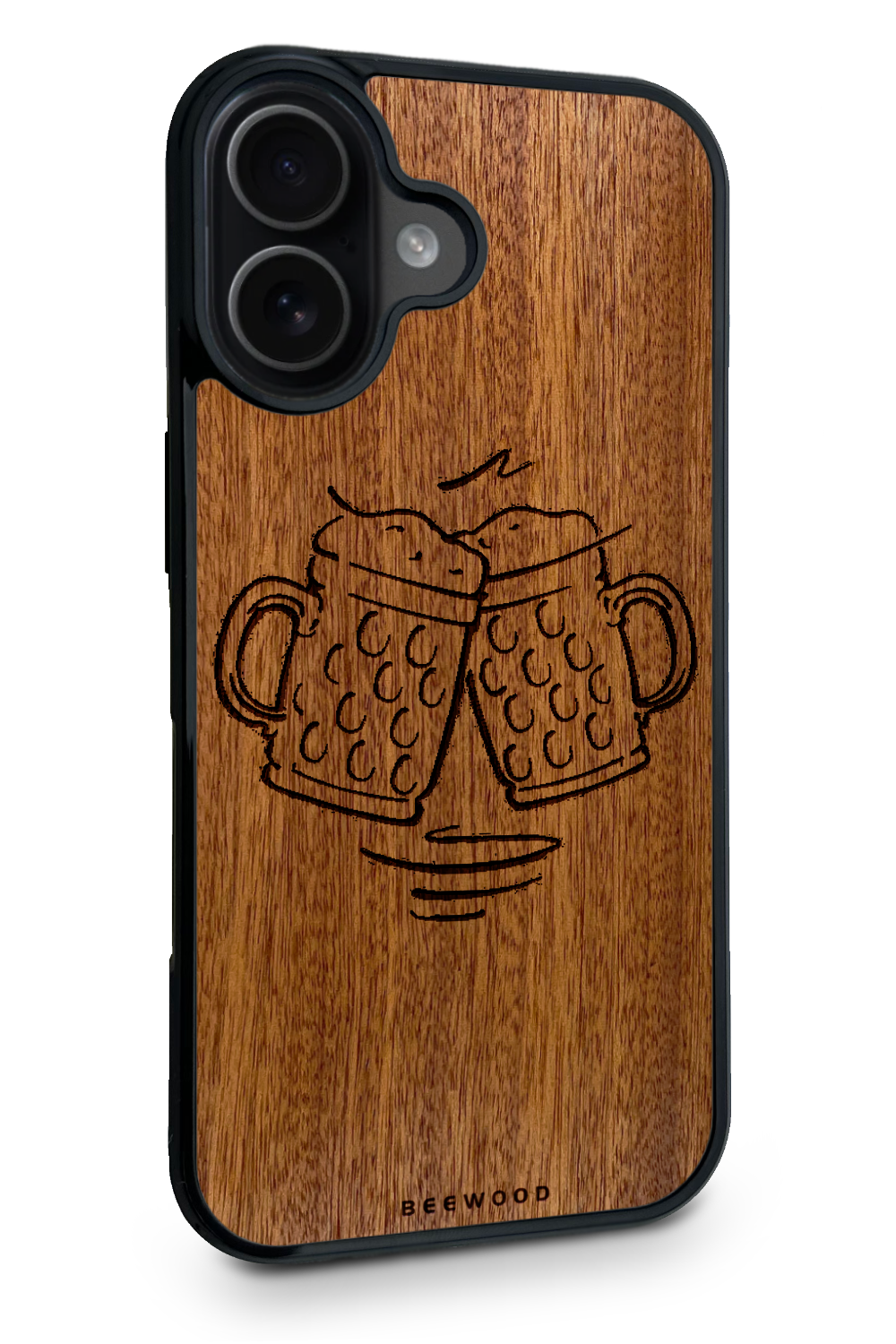 Holzhülle iPhone - BeeWood BIER