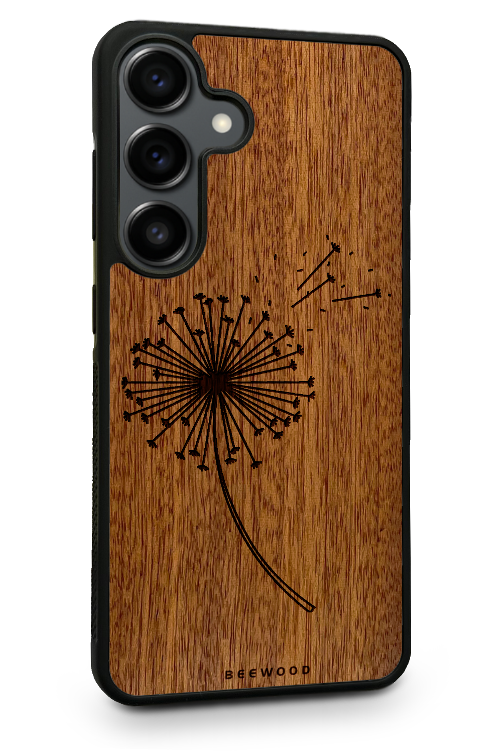 Holzhülle Samsung - BeeWood PUSTEBLUME