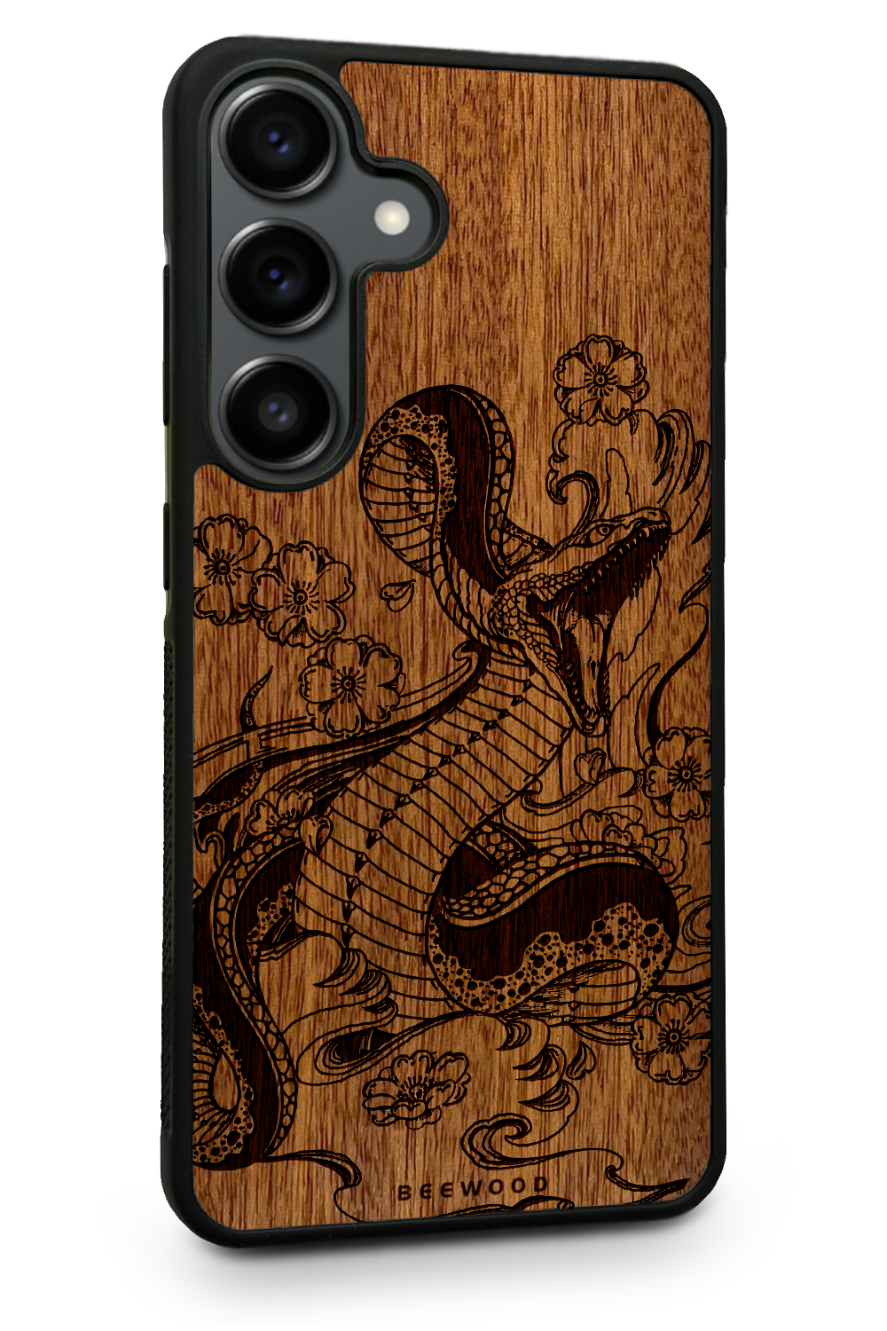 Holzhülle Samsung - BeeWood SNAKE