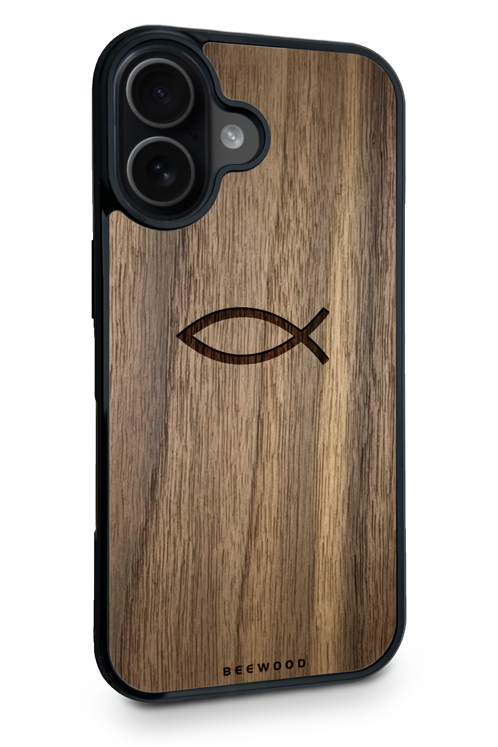 Holzhülle iPhone - BeeWood ICHTHYS