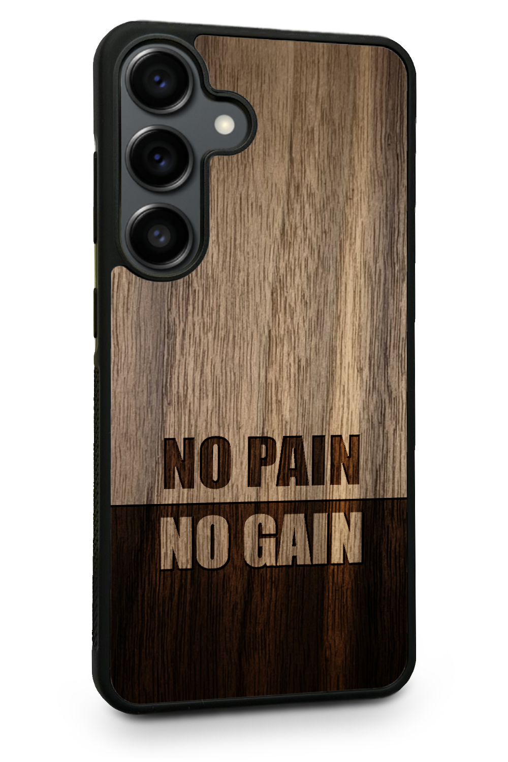 Holzhülle Samsung - BeeWood NO PAIN NO GAIN