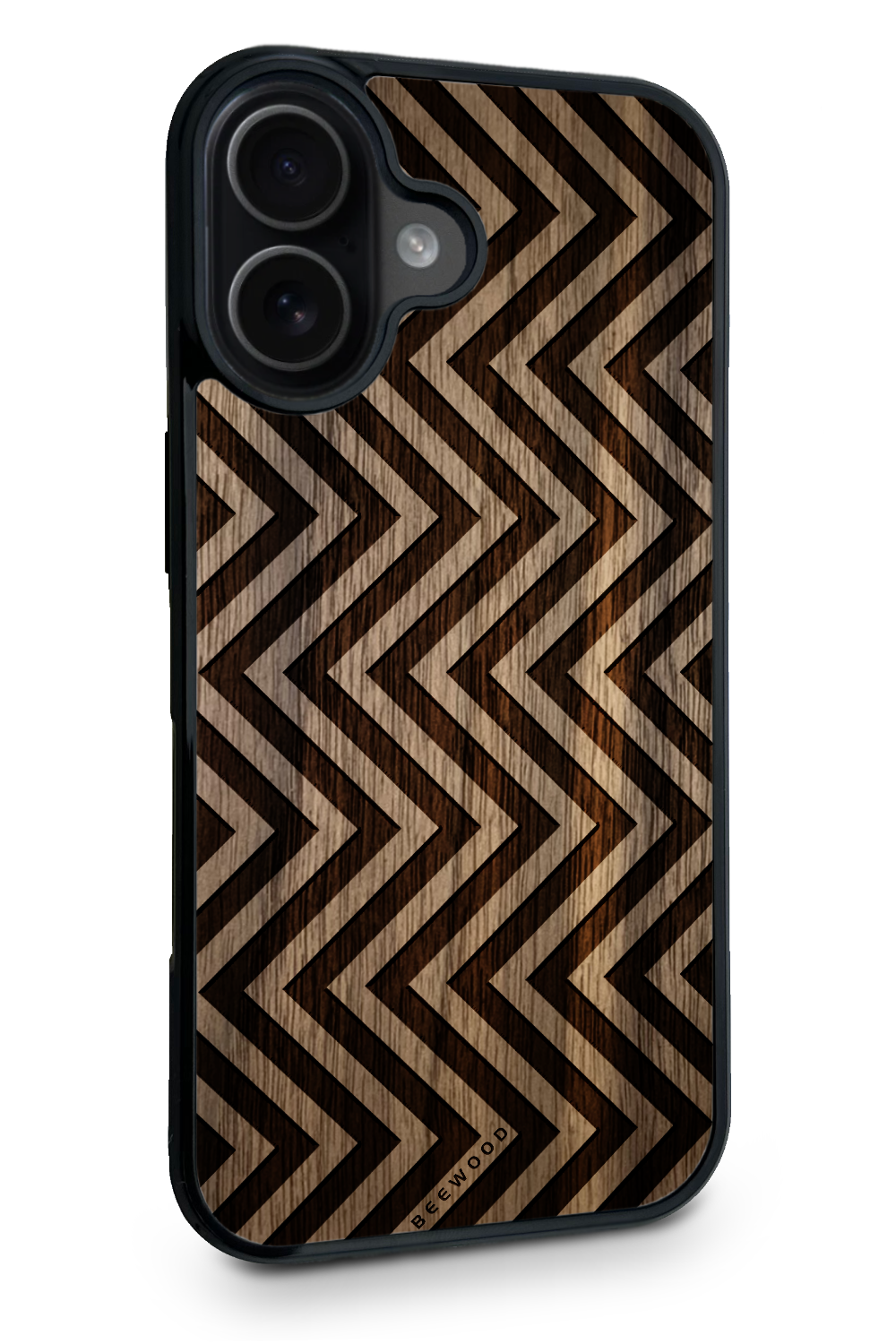 Holzhülle iPhone - BeeWood STRIPES