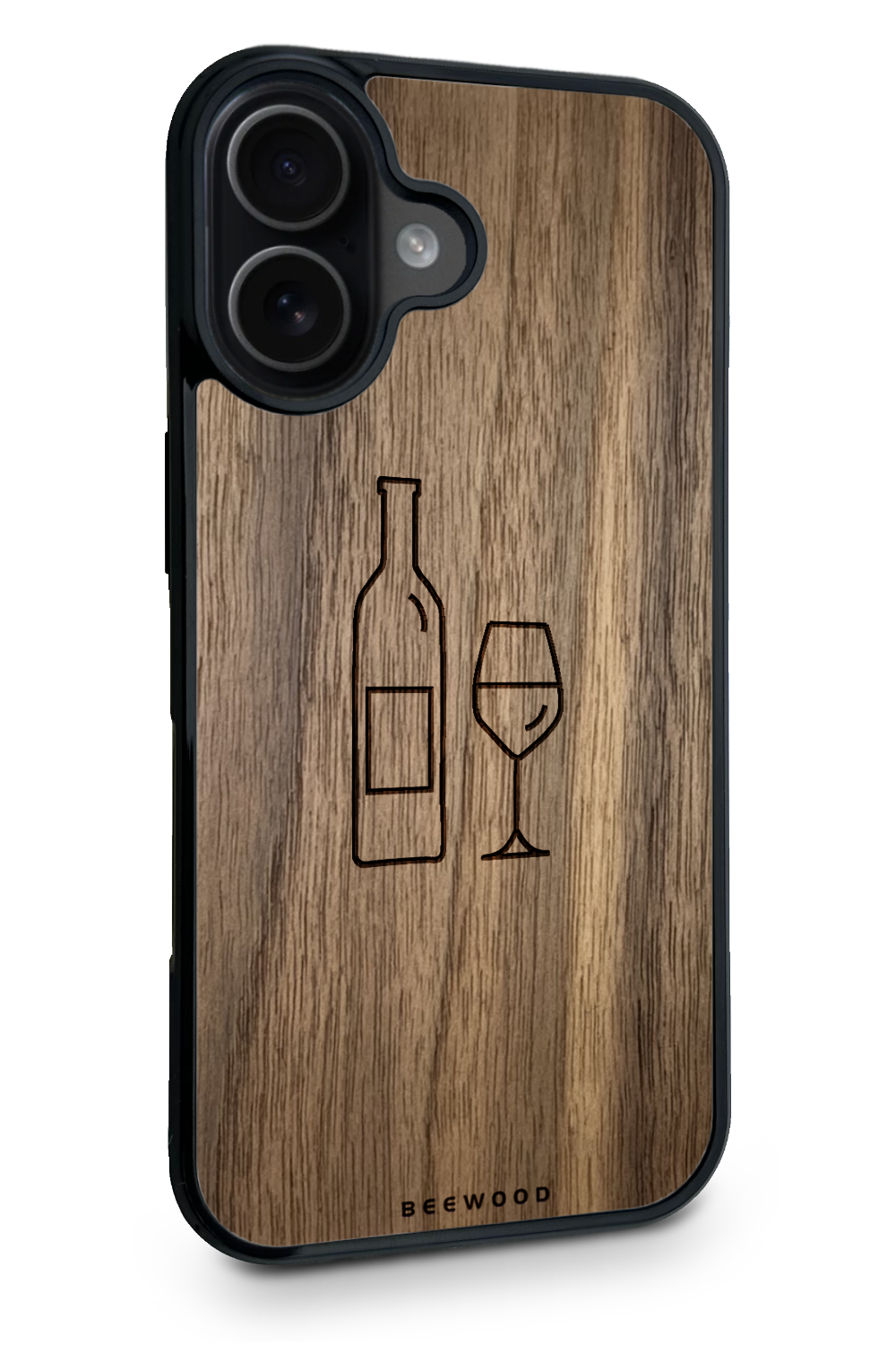 Holzhülle iPhone - BeeWood WEIN